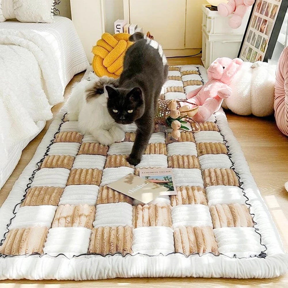 Warm Anti-Slip Dog Bed Mat Cushion Pet Sofa Cover