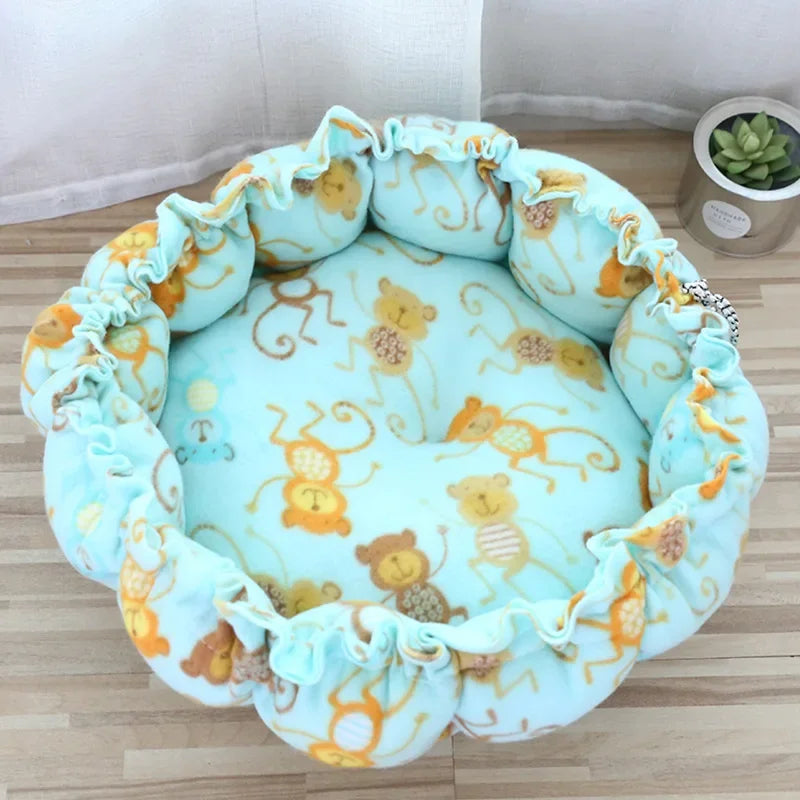 Henan Soft Cat Bed Adjustable Cushion Round Warm