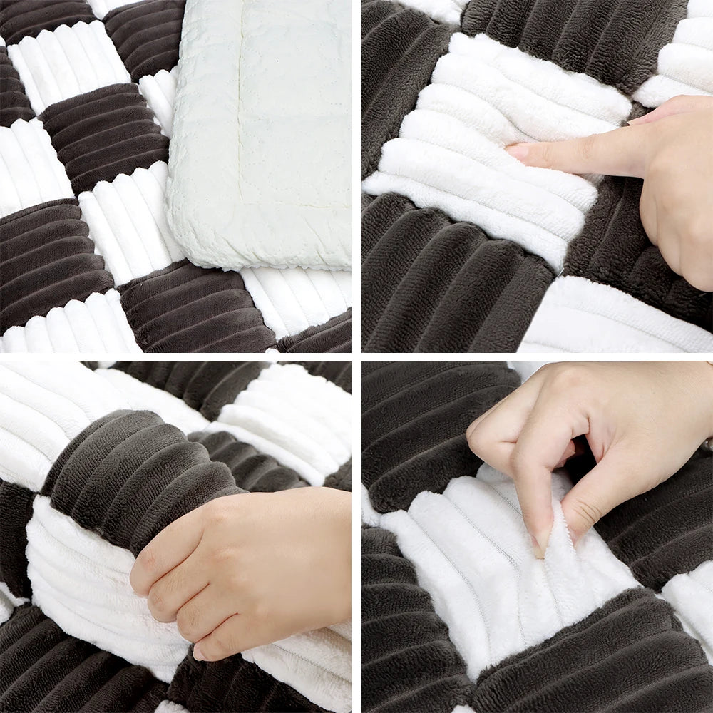Warm Anti-Slip Dog Bed Mat Cushion Pet Sofa Cover
