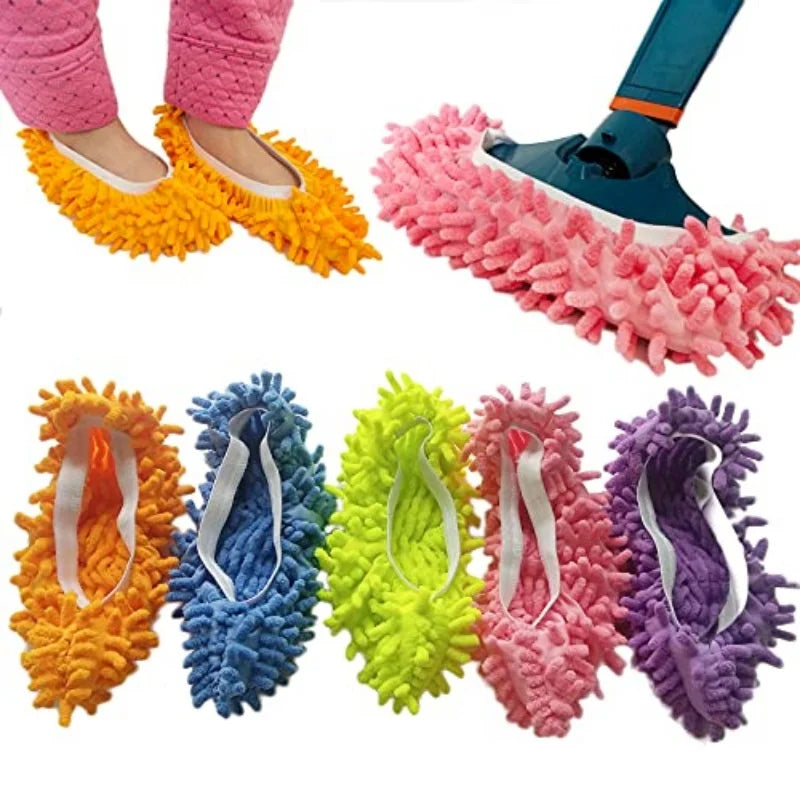 Zhejiang CN Microfiber Mop Slippers Reusable Dust Mop For Floor Cleaning Home Kitchen Bathroom