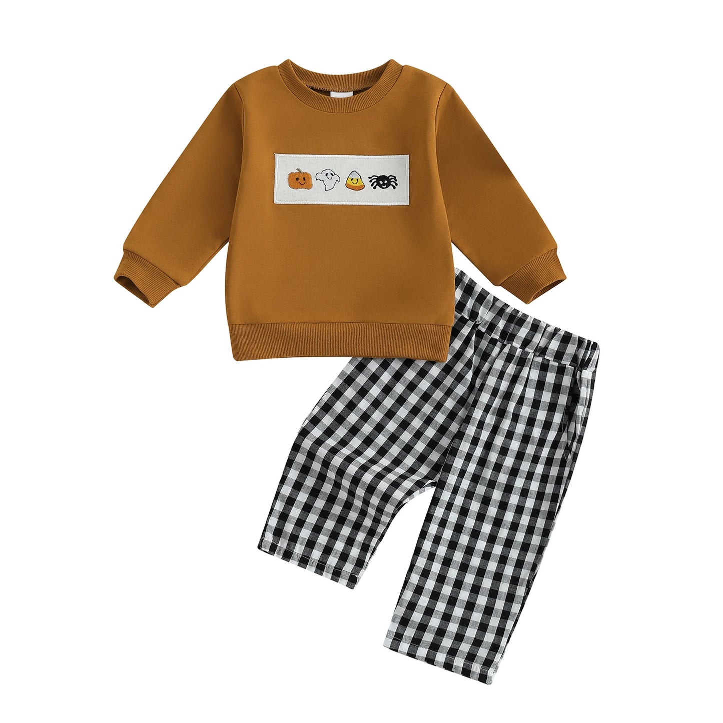 Emmababy Toddler Boys Graphic Tee Denim Shorts Set Outfit