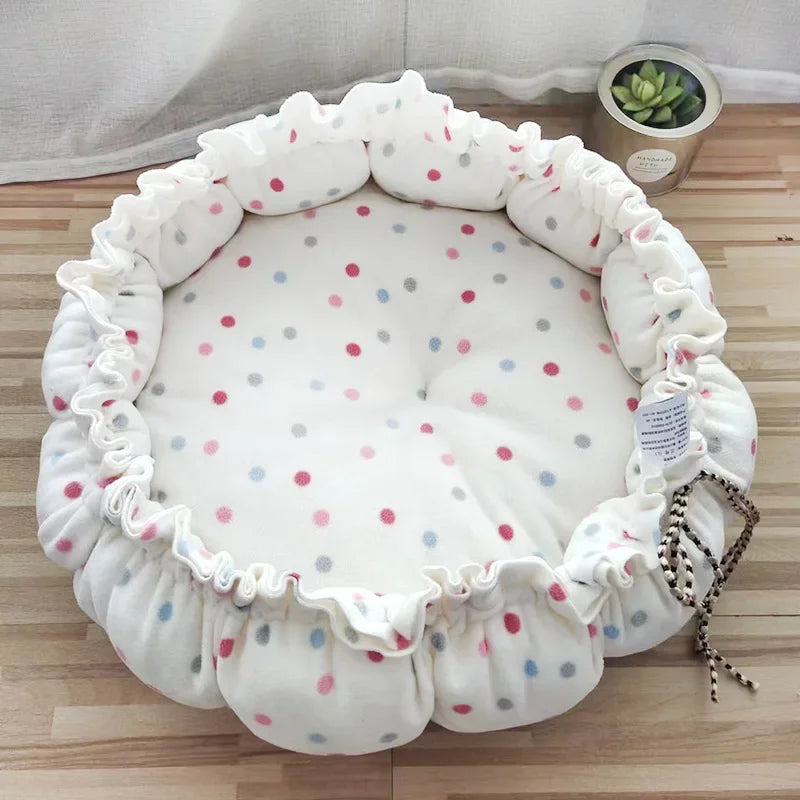 Henan Soft Cat Bed Adjustable Cushion Round Warm