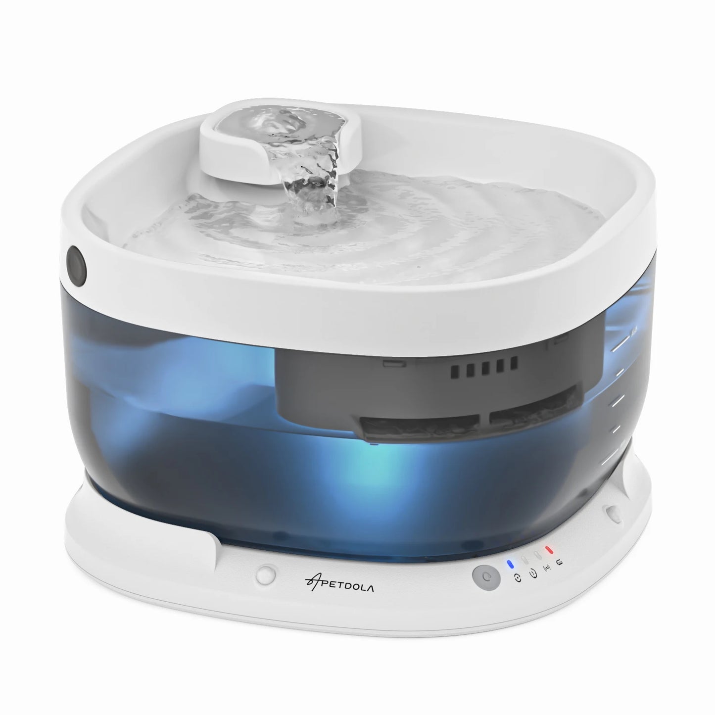 APETDOLA Wireless Dog Water Fountain Auto Sensor For Pets
