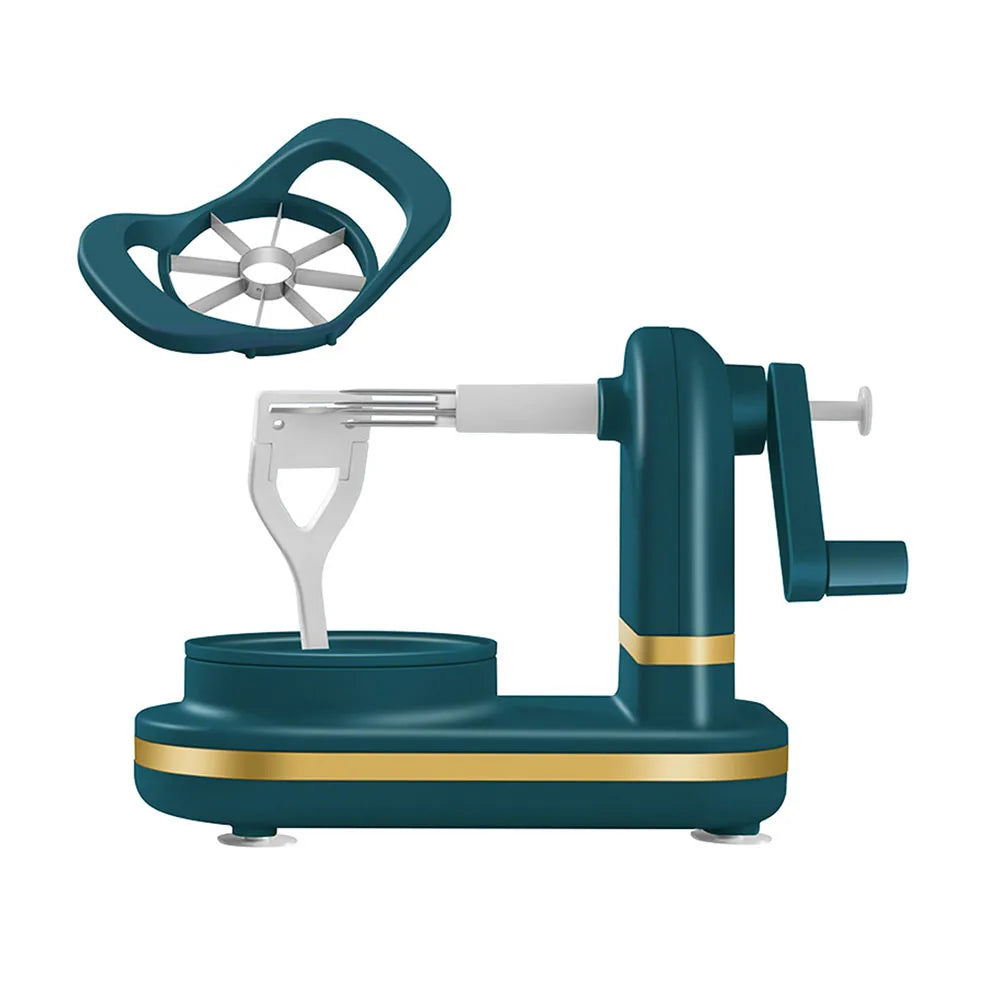 Manual Apple Peeler And Crusher With Stainless Steel Blades