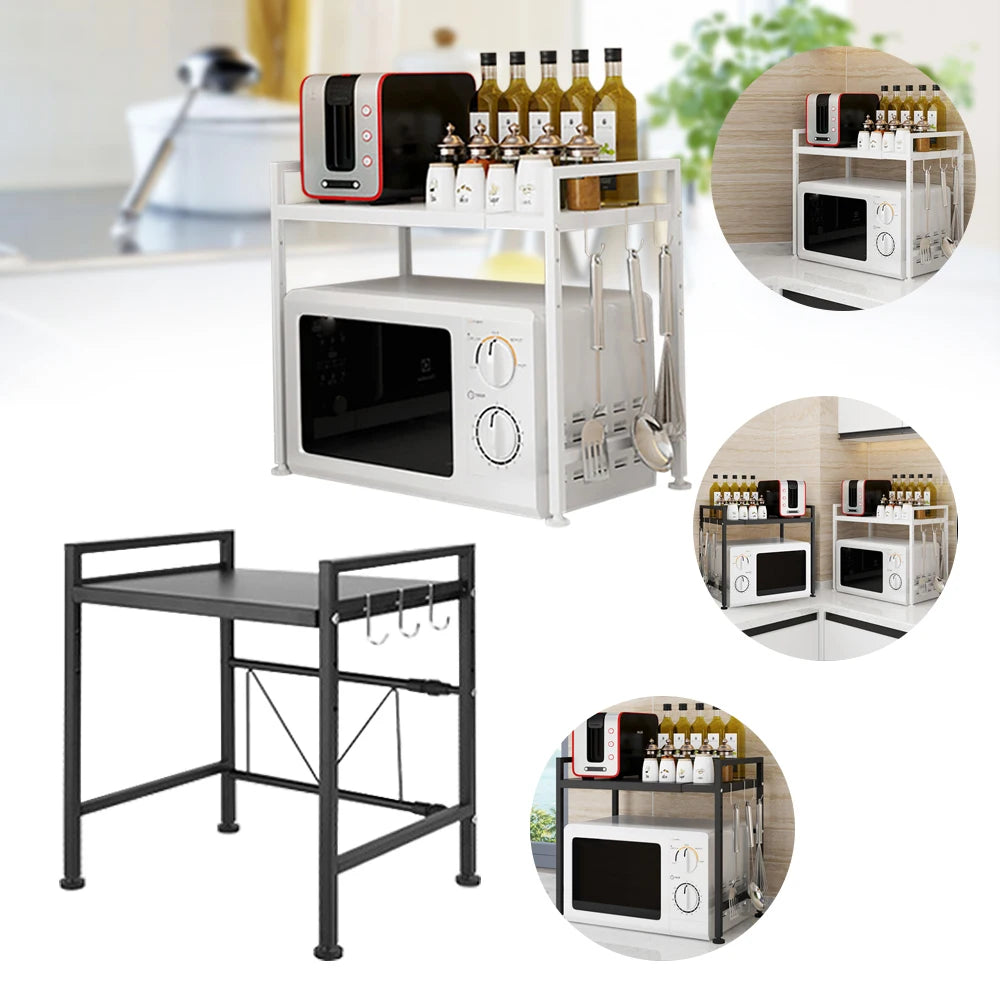 Hign-Concerned Chemical Stainless Microwave Shelf 2 Tier