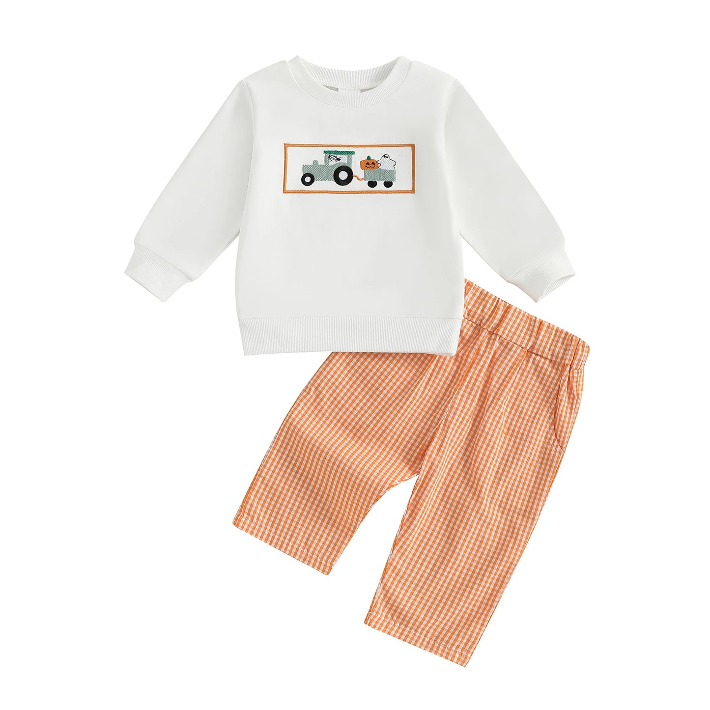 Emmababy Toddler Boys Graphic Tee Denim Shorts Set Outfit