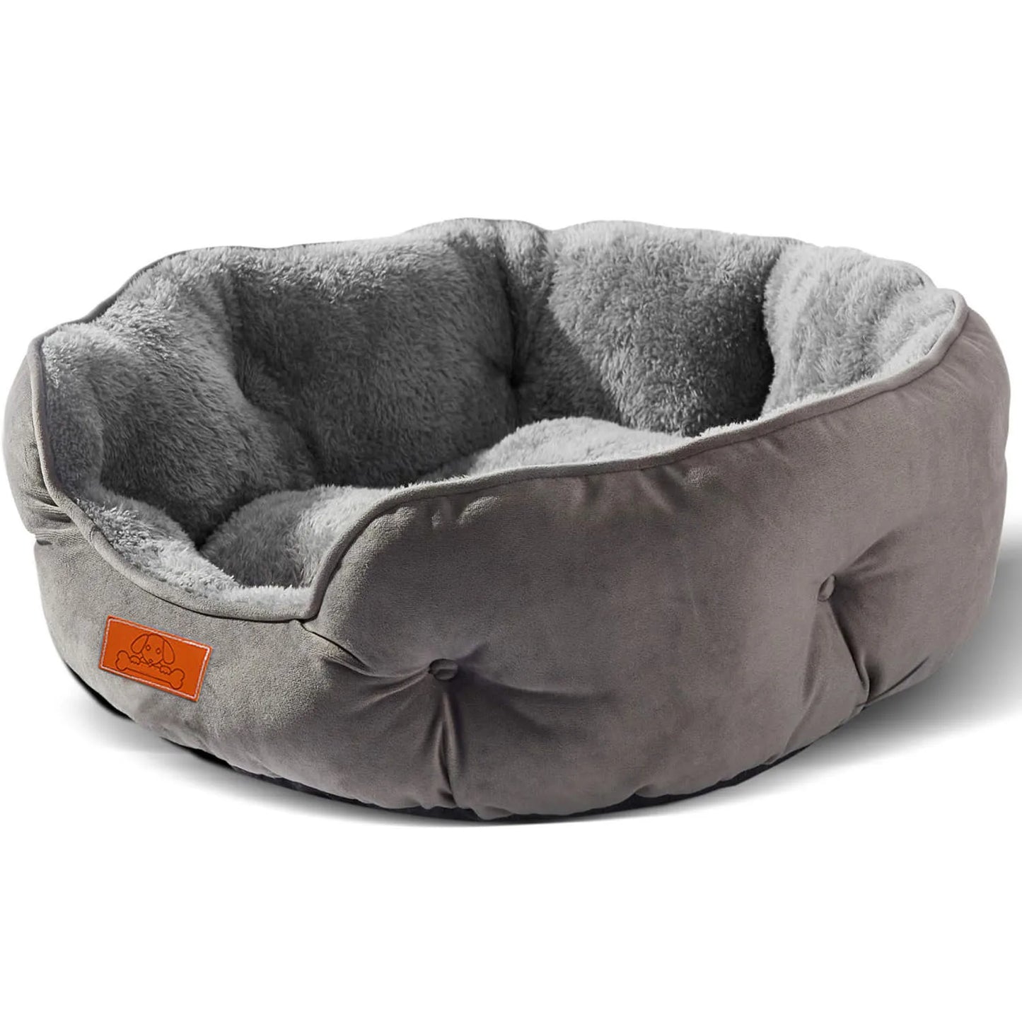 Corduroy Pet Bed Soft Washable Non Slip Base for Pets