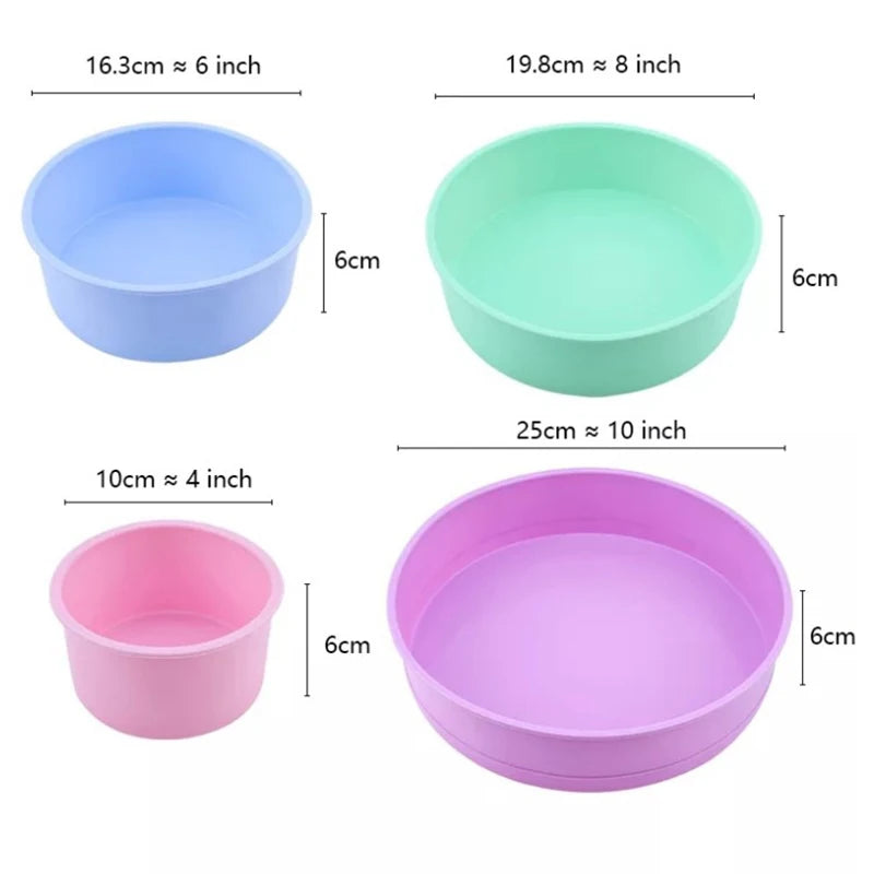 Cake Tools Silicone Chocolate Cake Molds For Baking