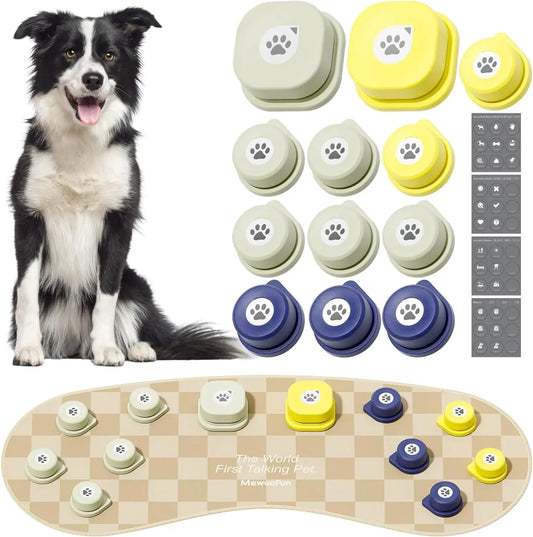 Mewoofun Dog Talking Button Set for Communication Training