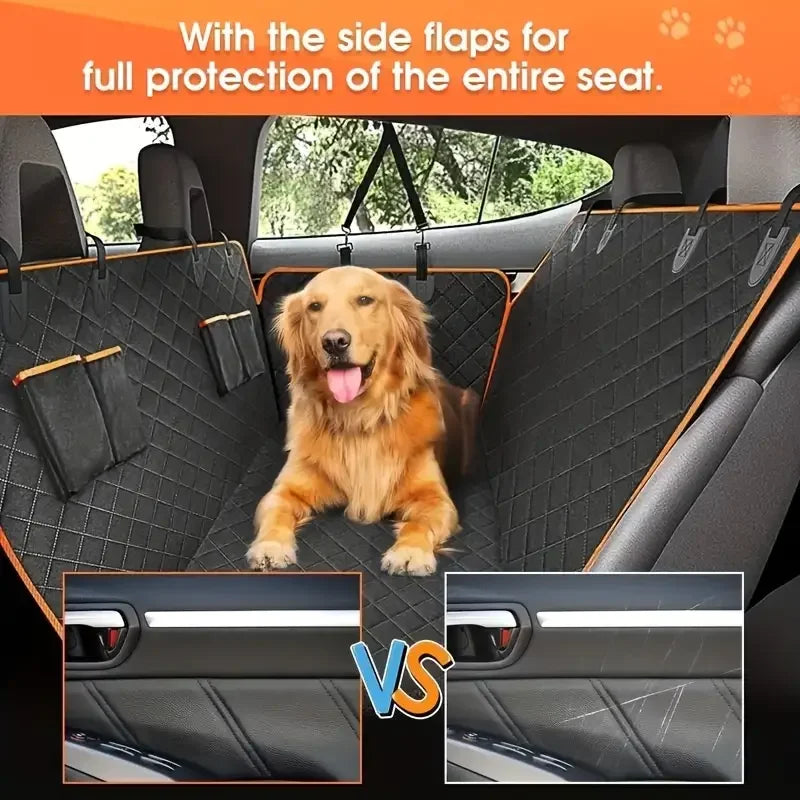 Waterproof Dog Car Seat Cover for Pets Scratch Proof Hammock