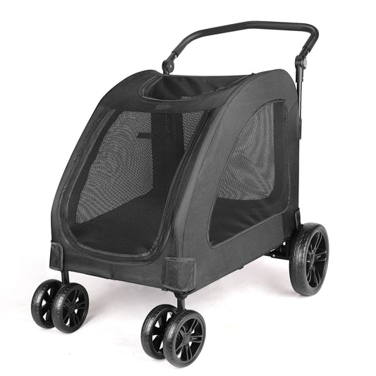 Premium Pet Stroller With Three Wheels For Dogs And Cats