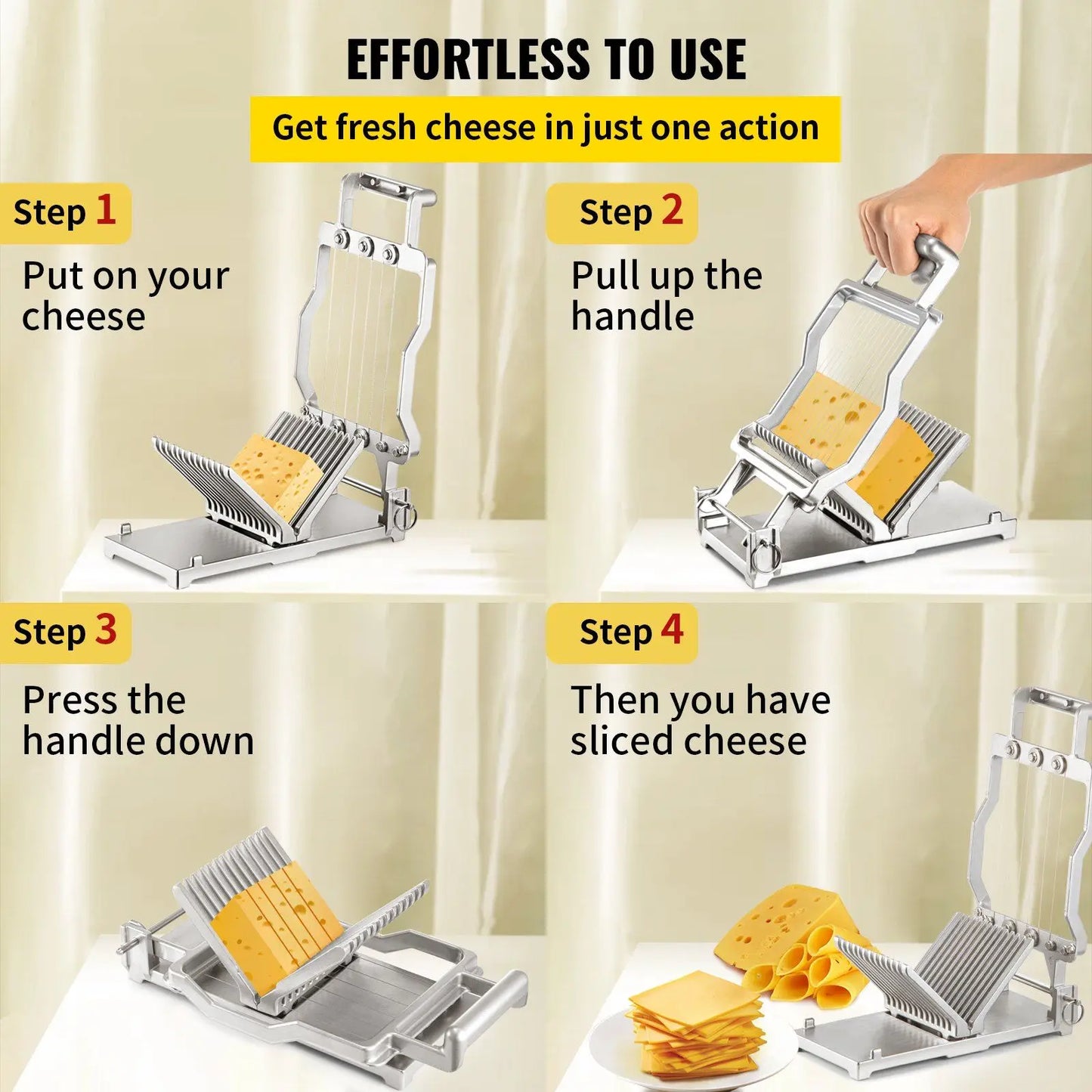 Guangdong Cheese Slicer With Dual Wires Aluminum Alloy
