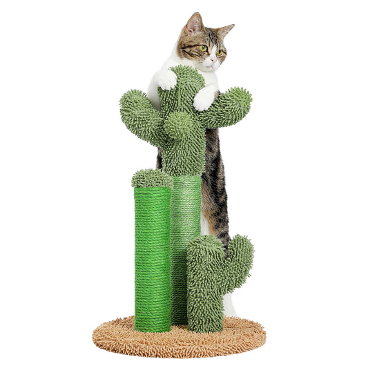 PAWZ Road Cactus Cat Scratcher Post With 3 Scratching Poles