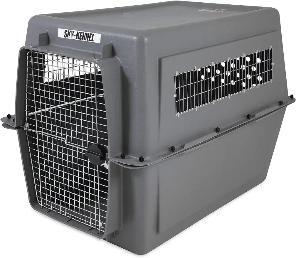 IATA Compliant Dog Crate for Safe Air Travel with Pets
