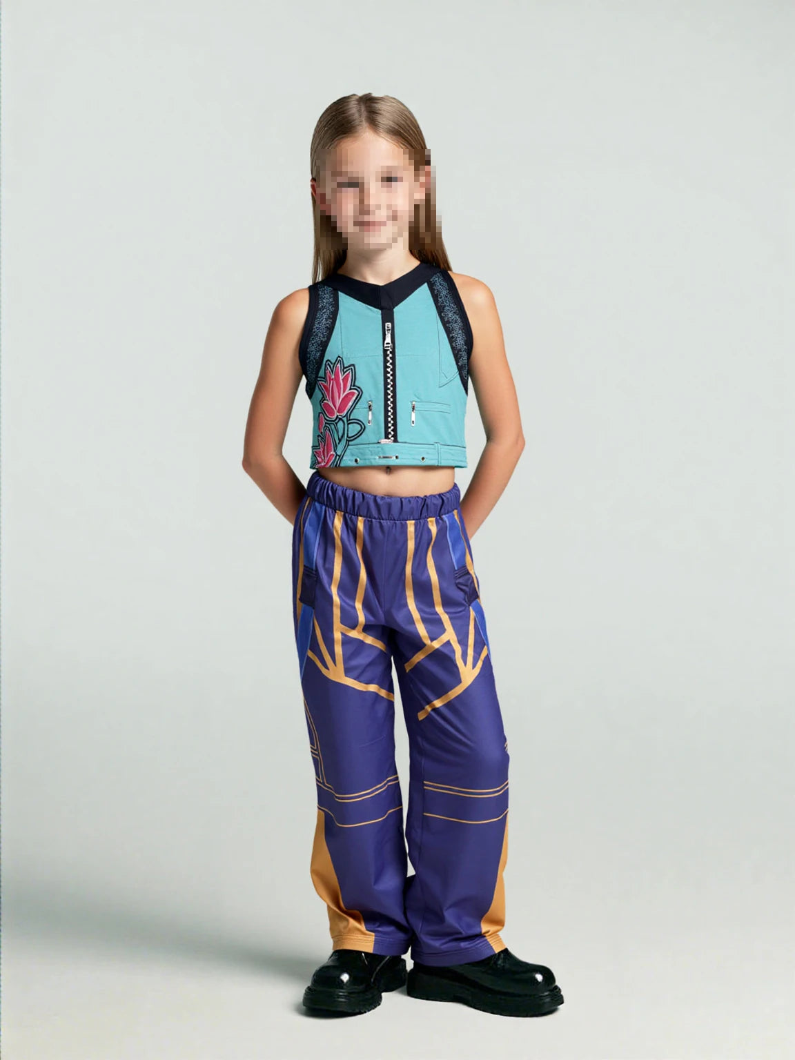 Anime Demon Hunter Cosplay Stage Suit for Halloween