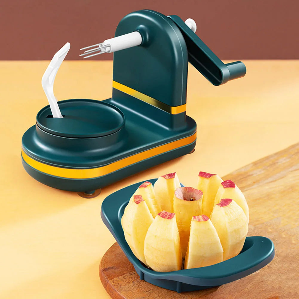 Manual Apple Peeler And Crusher With Stainless Steel Blades