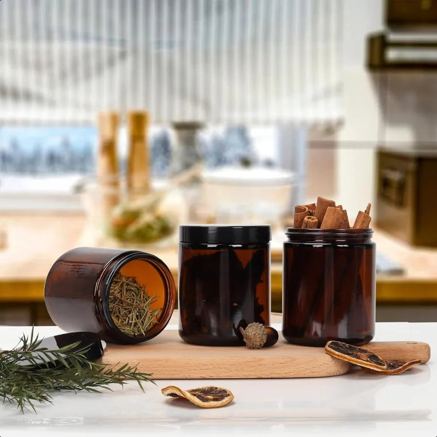 Hign-concerned Glass Jars With Lids 15 Pack For Storage
