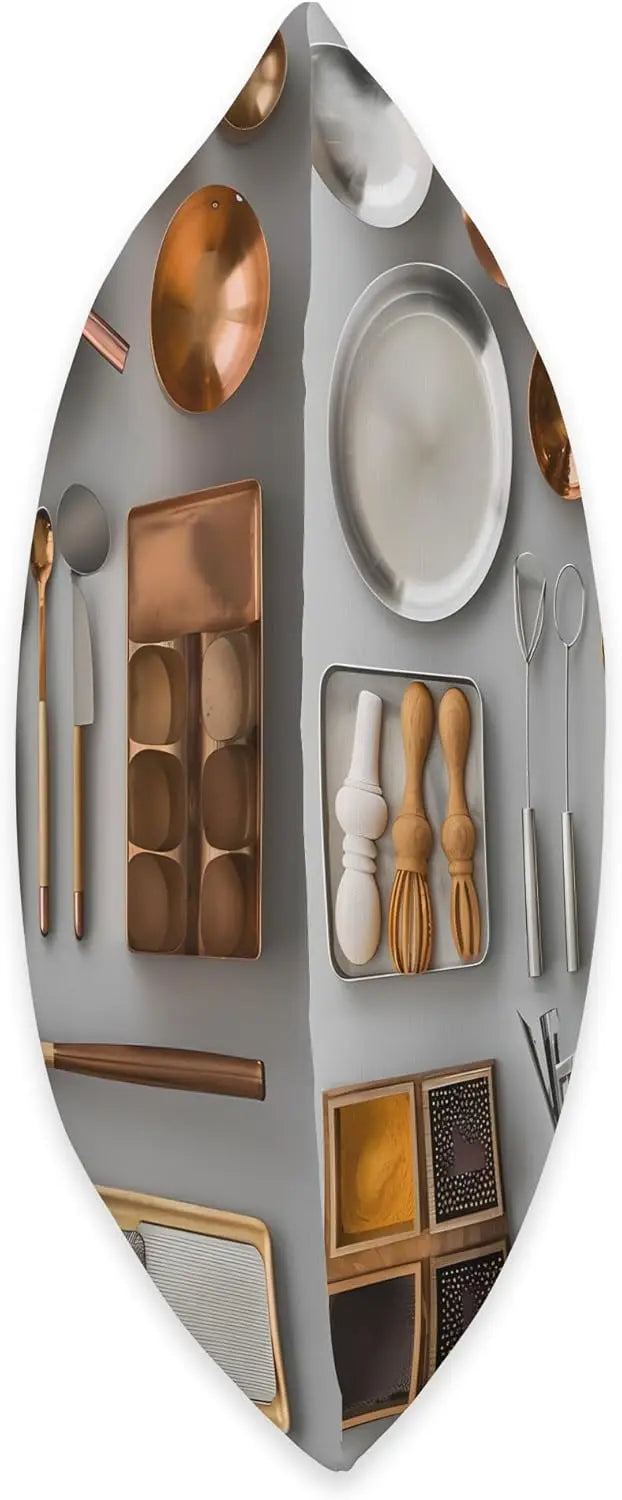 Kitchen Utensils and Cookware Design Throw Pillow for Cooking Lovers