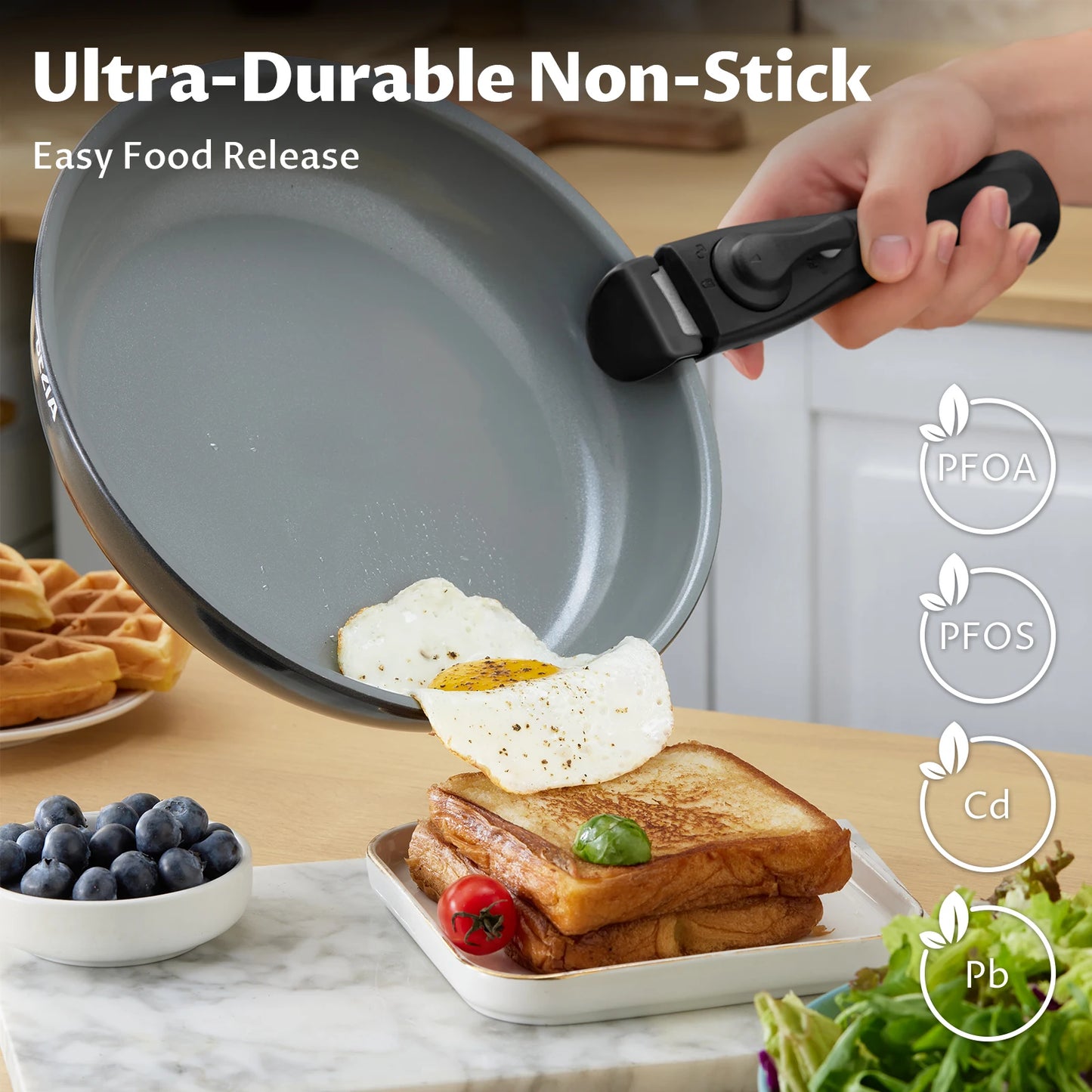 Feature Induction Cookware Set 13pc Detachable Handles