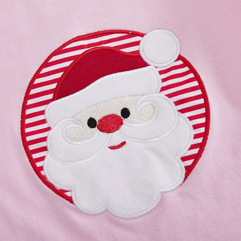Festive Toddler Santa Claus Christmas Set With Striped Pants