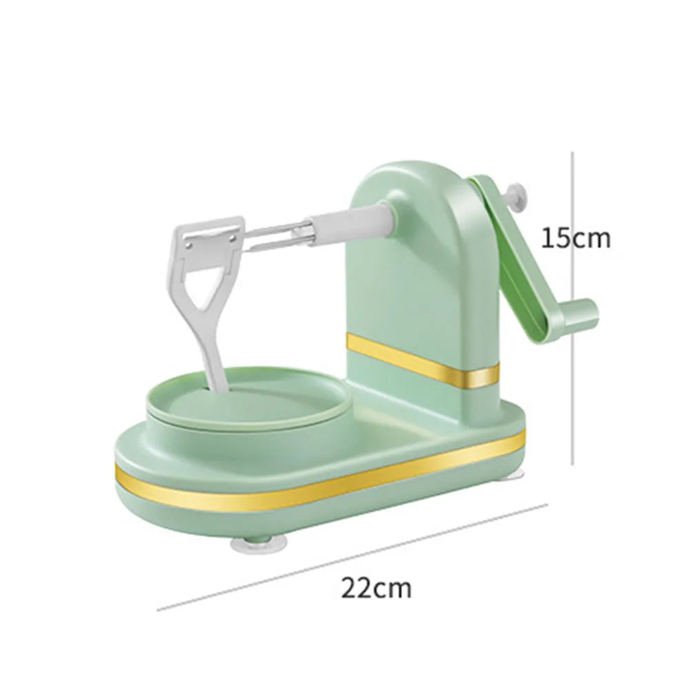 Manual Apple Peeler And Crusher With Stainless Steel Blades