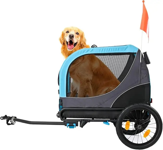 Two In One Pet Bike Trailer And Foldable Dog Stroller