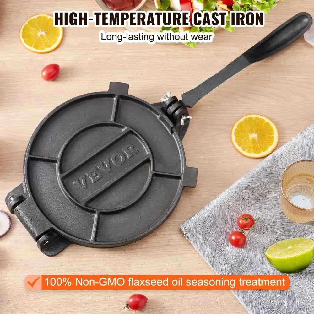 Hign-concerned Heavy Duty Cast Iron Tortilla Press