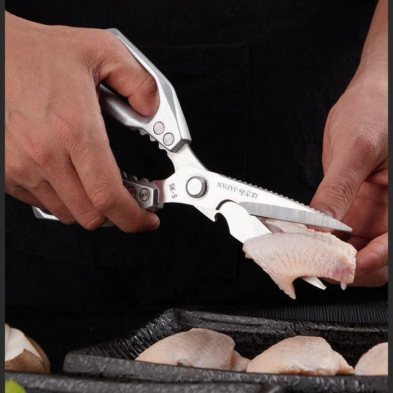 High Concerned IndustrialGrade Kitchen Scissors Stainless Steel Super Sharp Shears