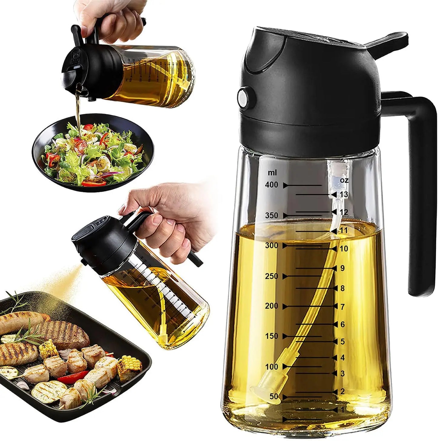 Glass Olive Oil Sprayer Dispenser For Cooking And Food Prep
