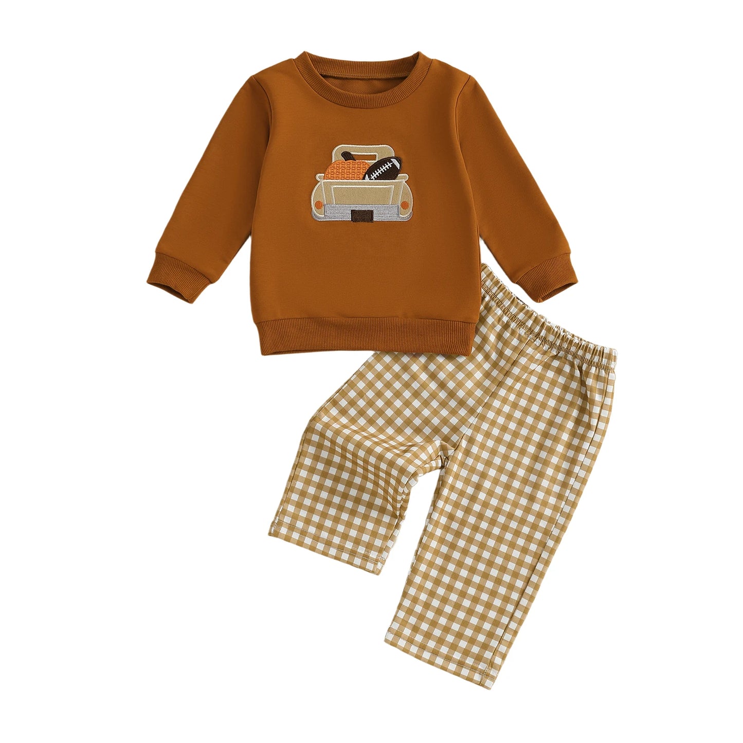 CN Guangdong Baby Boys Thanksgiving Turkey Embroidery Set