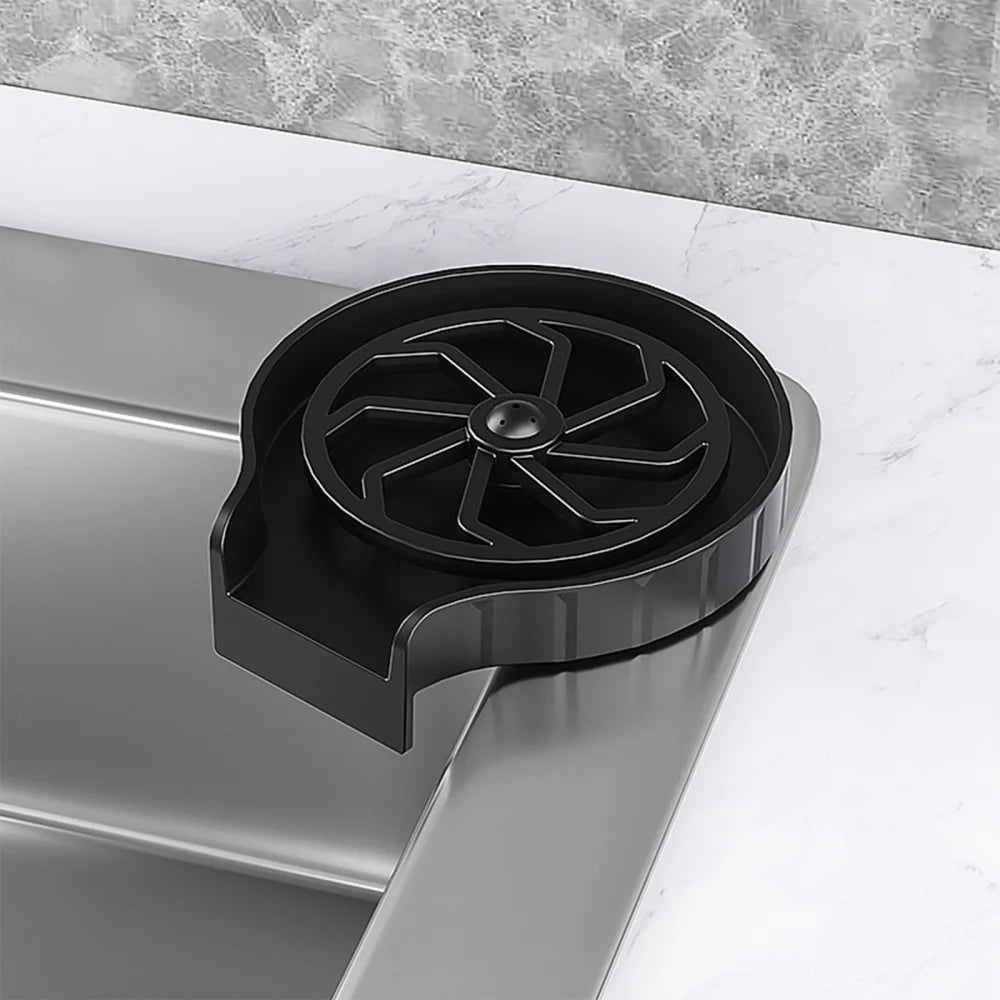 Glass Rinser for Kitchen Sink Cup Washer and Bottle Cleaner