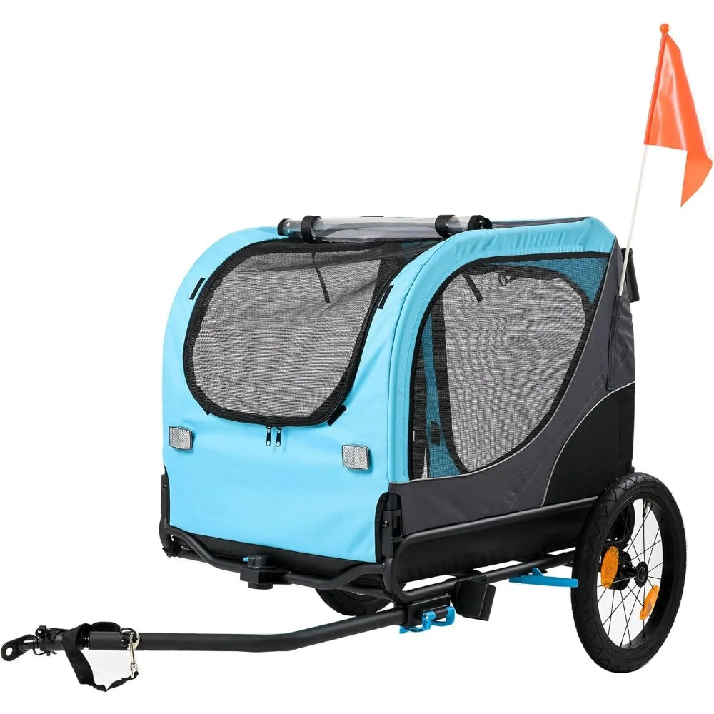 Two In One Pet Bike Trailer And Foldable Dog Stroller