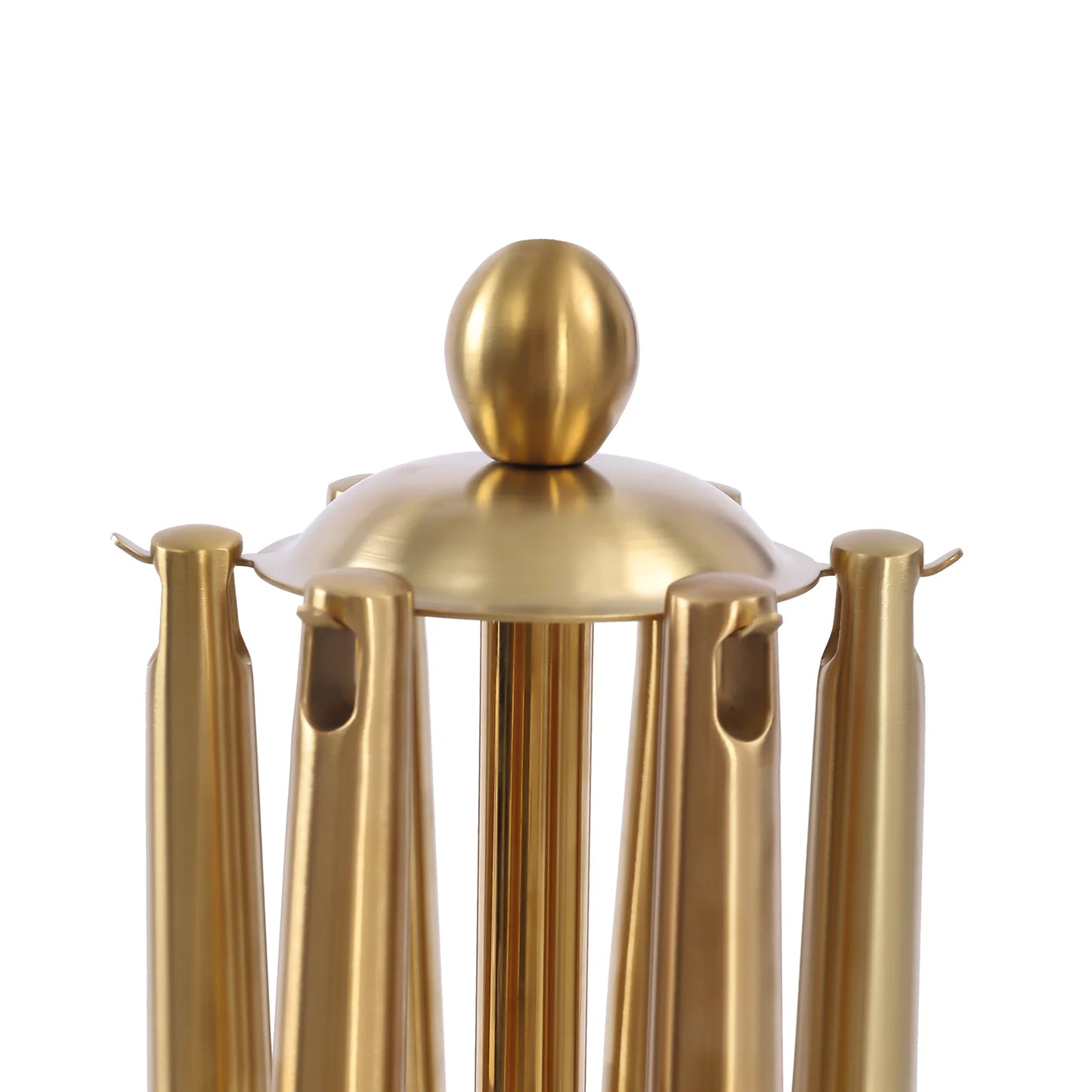 Seven Piece Stainless Steel Utensil Set With Holder