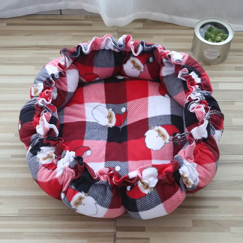 Henan Soft Cat Bed Adjustable Cushion Round Warm