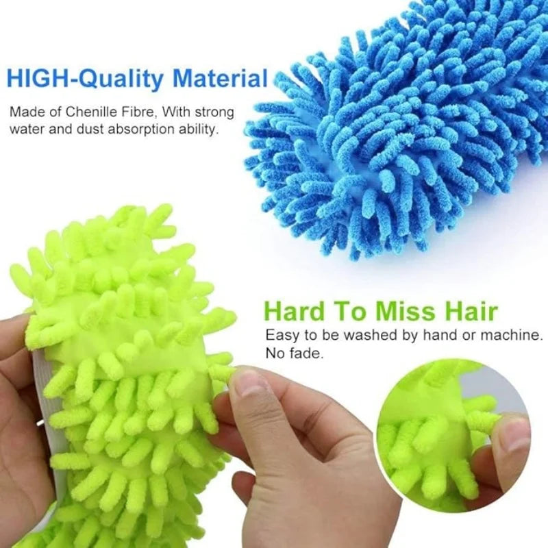 Zhejiang CN Microfiber Mop Slippers Reusable Dust Mop For Floor Cleaning Home Kitchen Bathroom