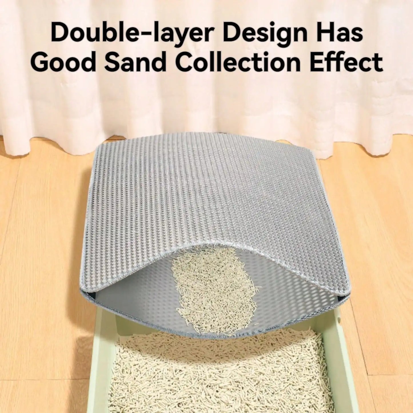 Hign Concerned Cat Litter Mat Non Slip Waterproof Box Mat