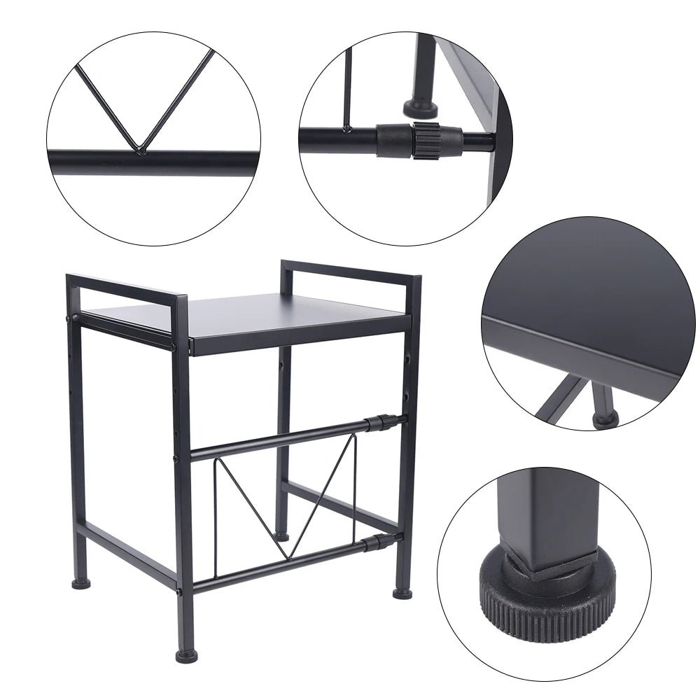 Hign-Concerned Chemical Stainless Microwave Shelf 2 Tier