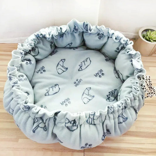 Henan Soft Cat Bed Adjustable Cushion Round Warm