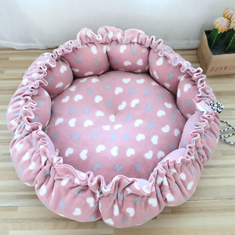 Henan Soft Cat Bed Adjustable Cushion Round Warm