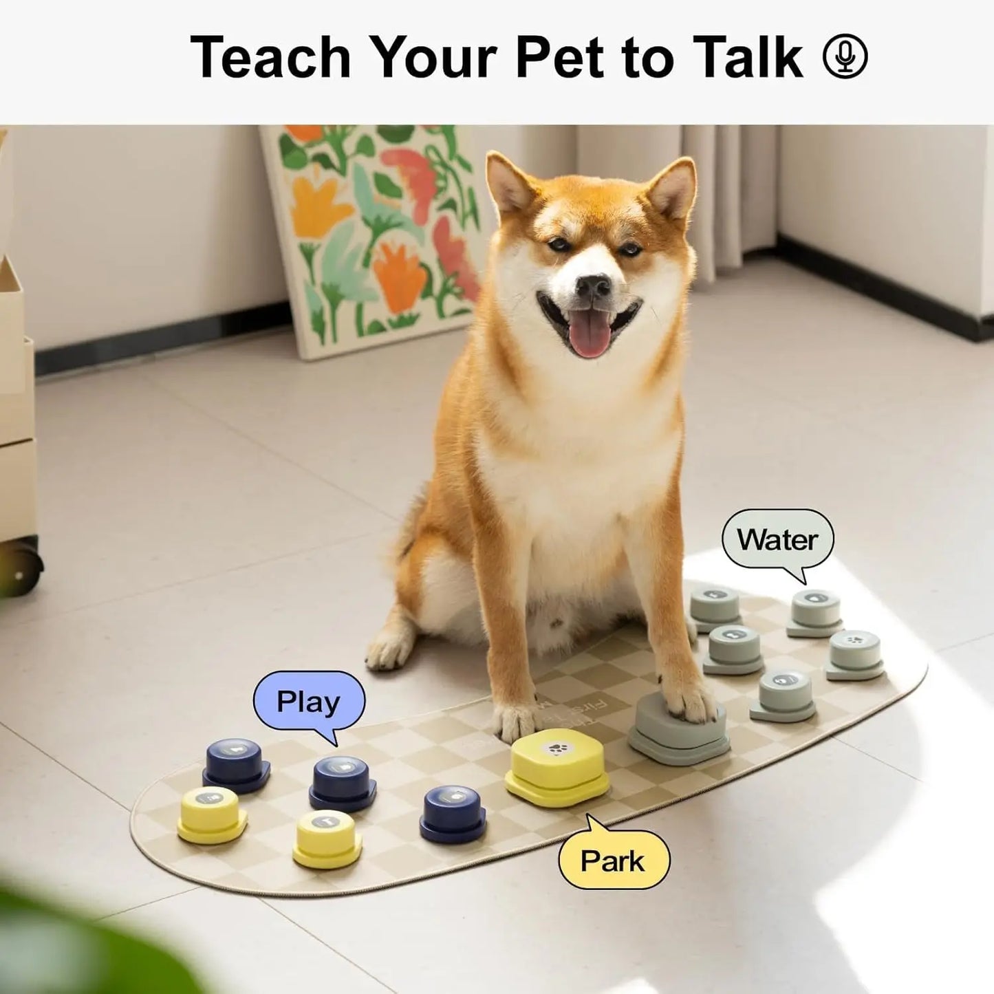 Mewoofun Dog Talking Button Set for Communication Training