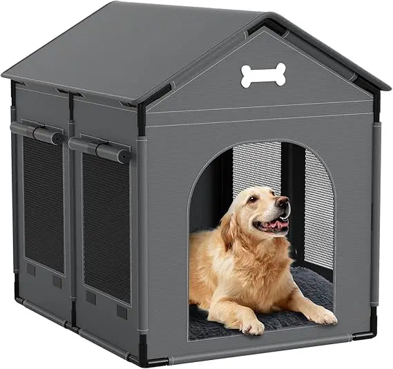 Indoor Dog House With Frame Waterproof Pet Bed For Dogs