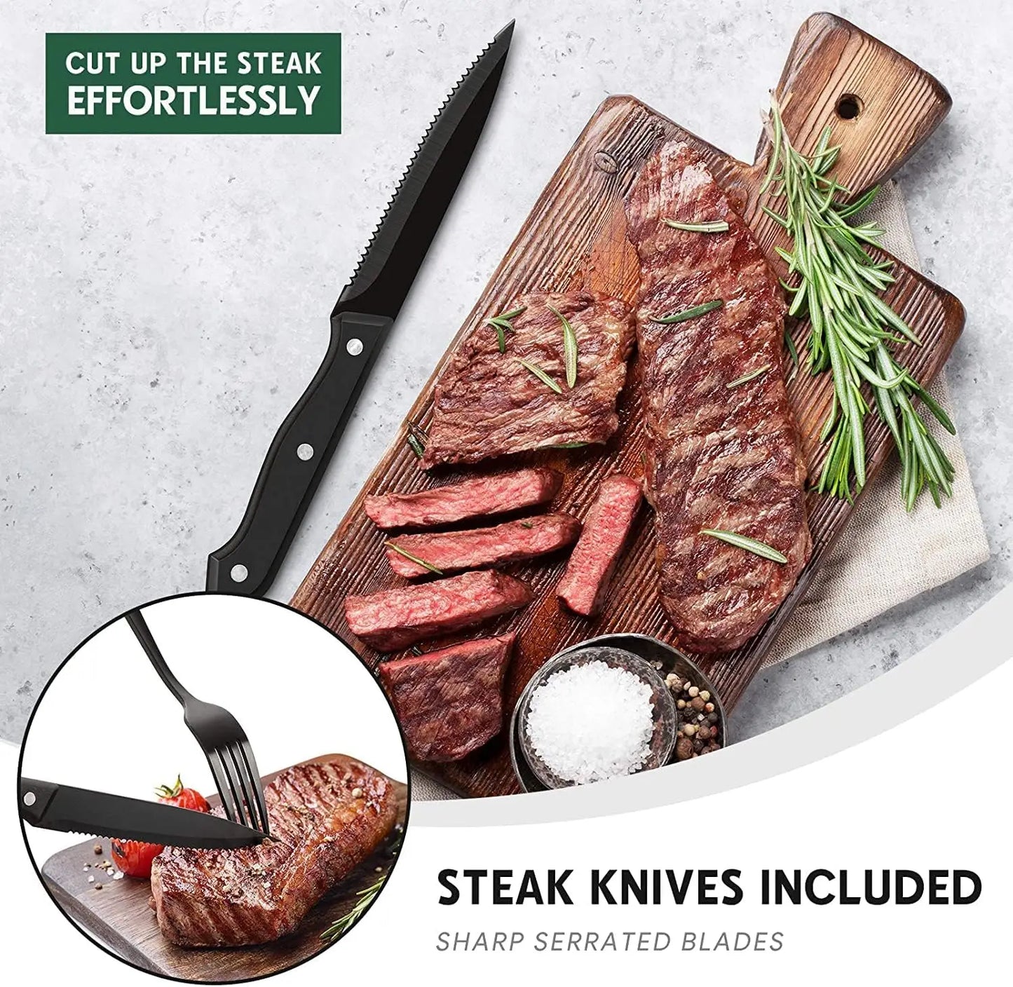 Stainless Steel Utensil Set for Elegant Dining Experience