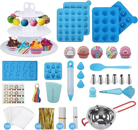Cake Pop Maker Kit With Silicone Molds And Display Stand