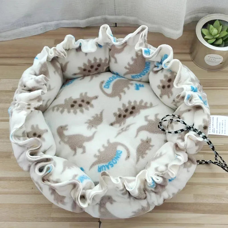 Henan Soft Cat Bed Adjustable Cushion Round Warm