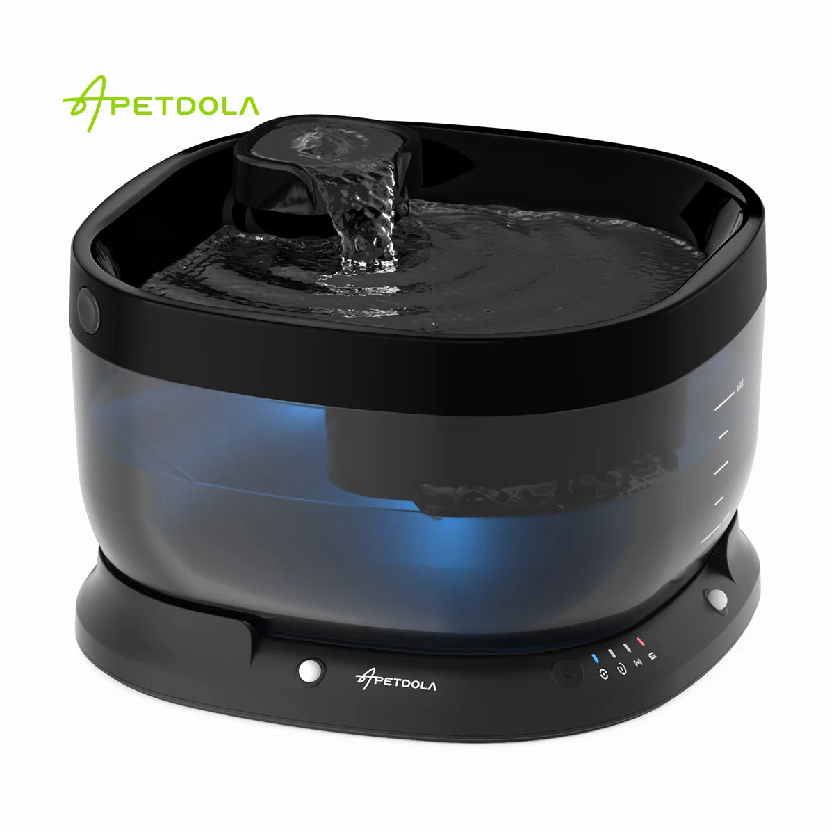 APETDOLA Wireless Dog Water Fountain Auto Sensor For Pets