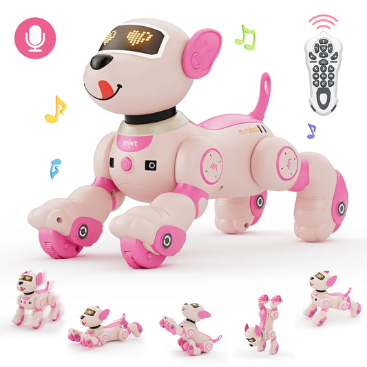 VATOS Robot Dog Toy For Kids Remote Control Touch Sensor