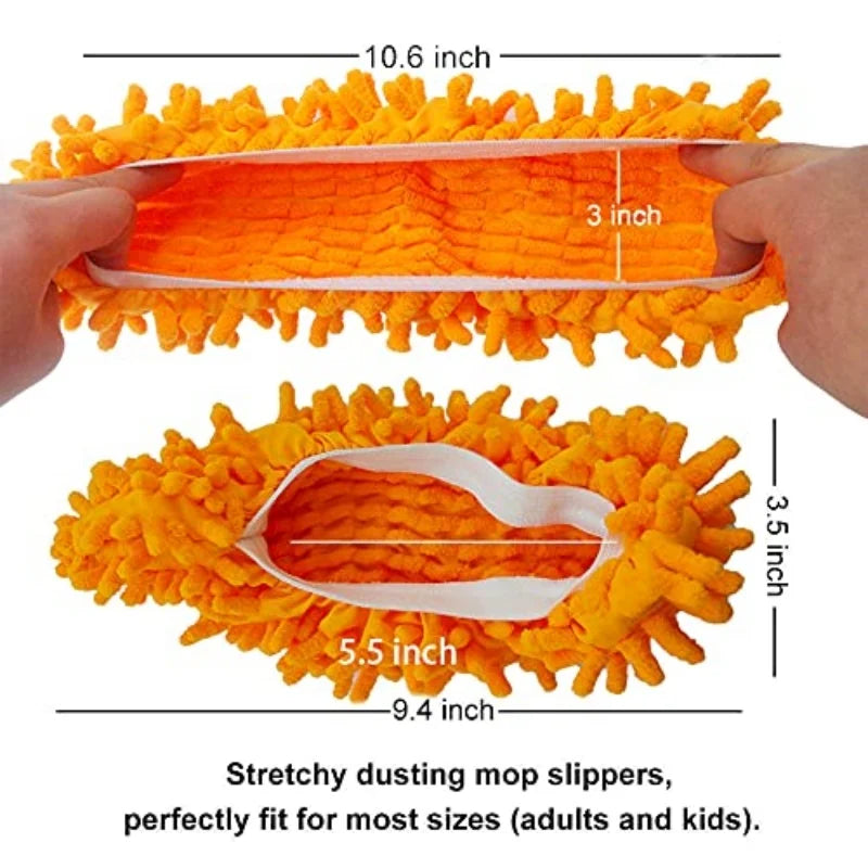 Zhejiang CN Microfiber Mop Slippers Reusable Dust Mop For Floor Cleaning Home Kitchen Bathroom