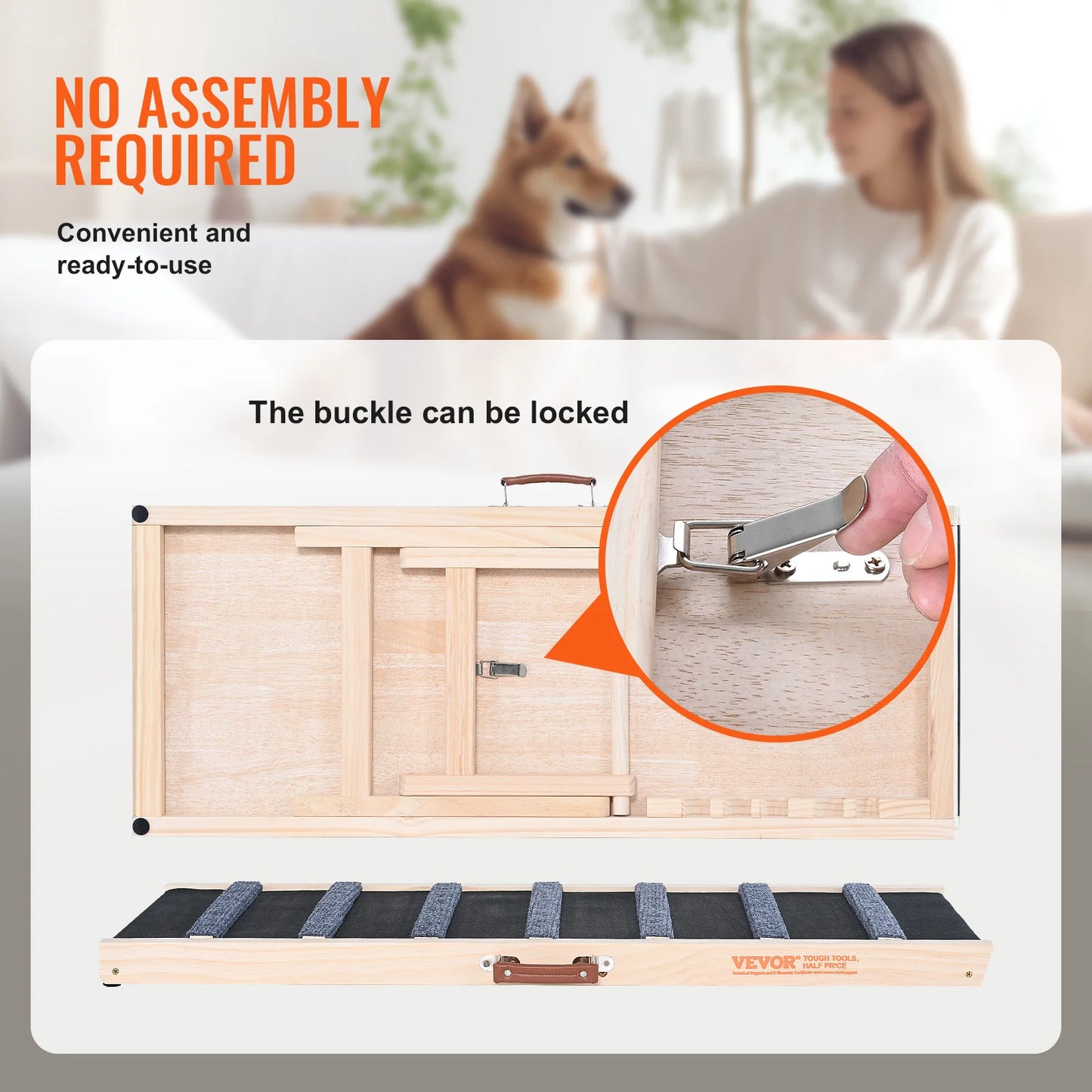 Folding Anti-Slip Dog Ramp for Easy Pet Access