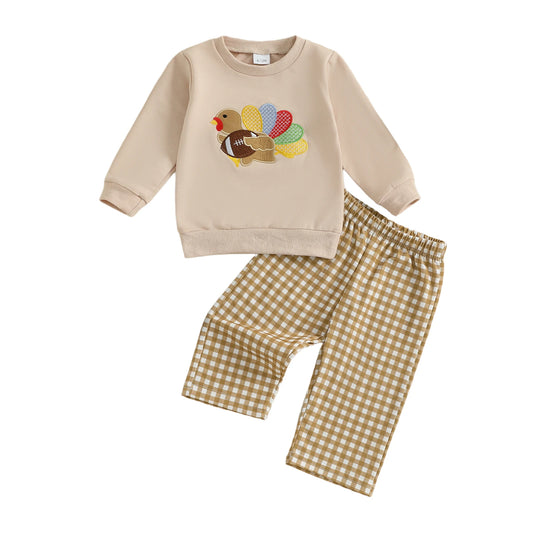 CN Guangdong Baby Boys Thanksgiving Turkey Embroidery Set