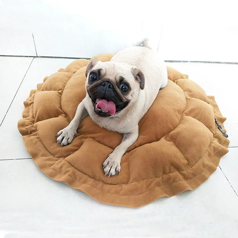 Henan Soft Cat Bed Adjustable Cushion Round Warm